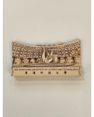 HKUST Wooden Magnet - The Piazza